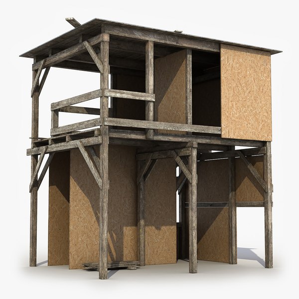 Wooden Shed 13 3D Model 3D model