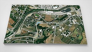 The Autodromo Enzo e Dino Ferrari Imola Italy 3D model