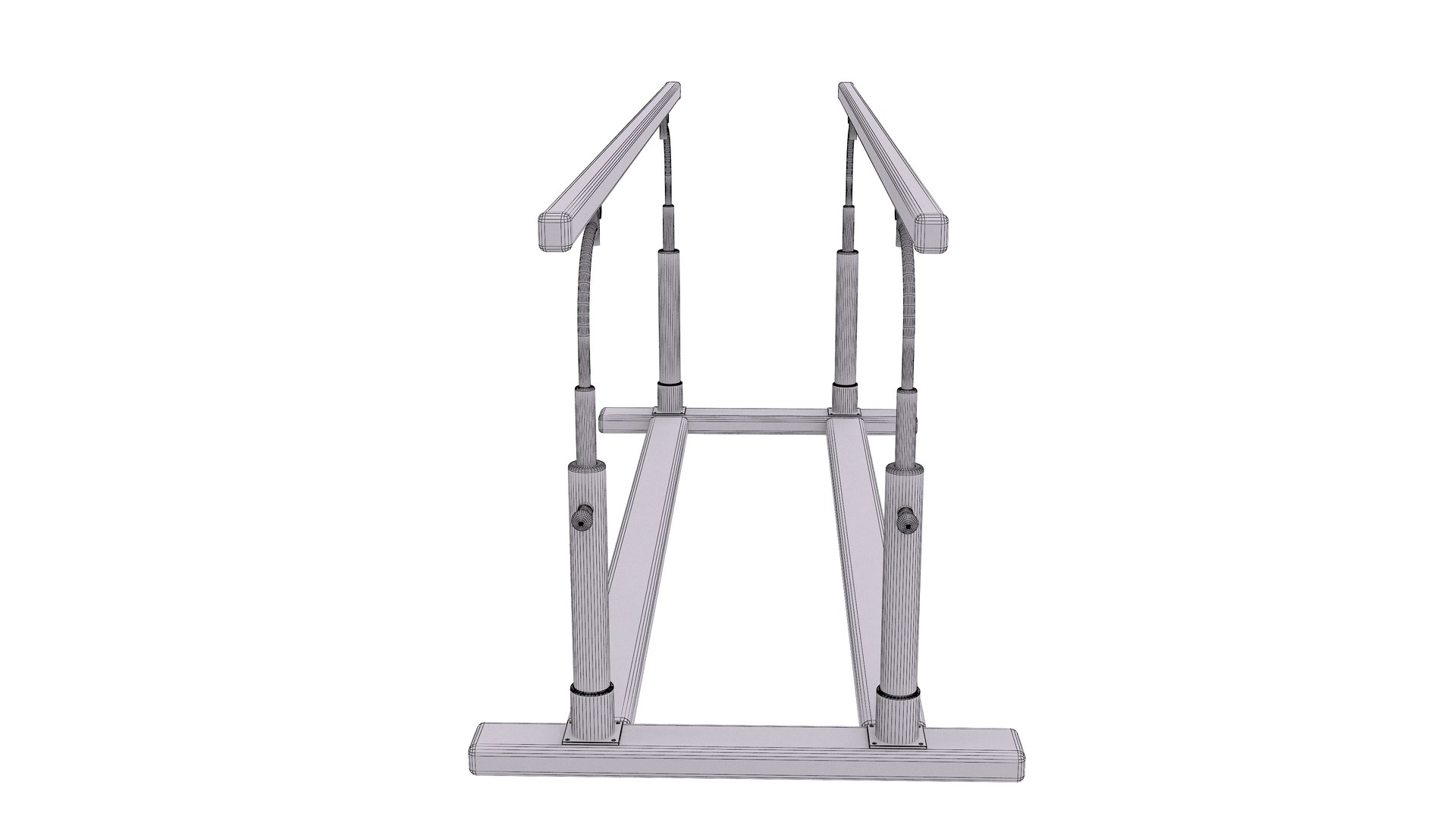3D Parallel Bars Model - TurboSquid 1889088