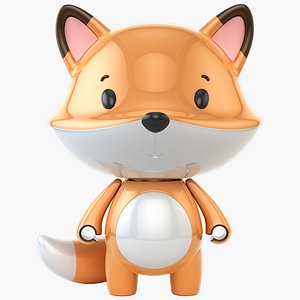 3D model fox toy