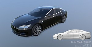 3D tesla s 2013 model