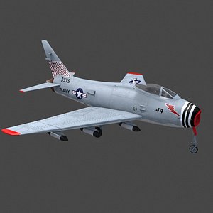 FJ-4B Fury fighter jet
