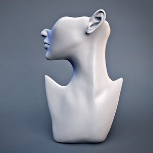 3d model of mannequin head