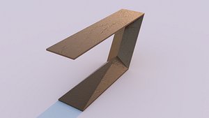 Geometric Industrial Modern Table 3D print model model