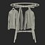 Round Clothing Rack 2 3D Model