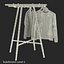 Round Clothing Rack 2 3D Model