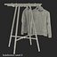 Round Clothing Rack 2 3D Model