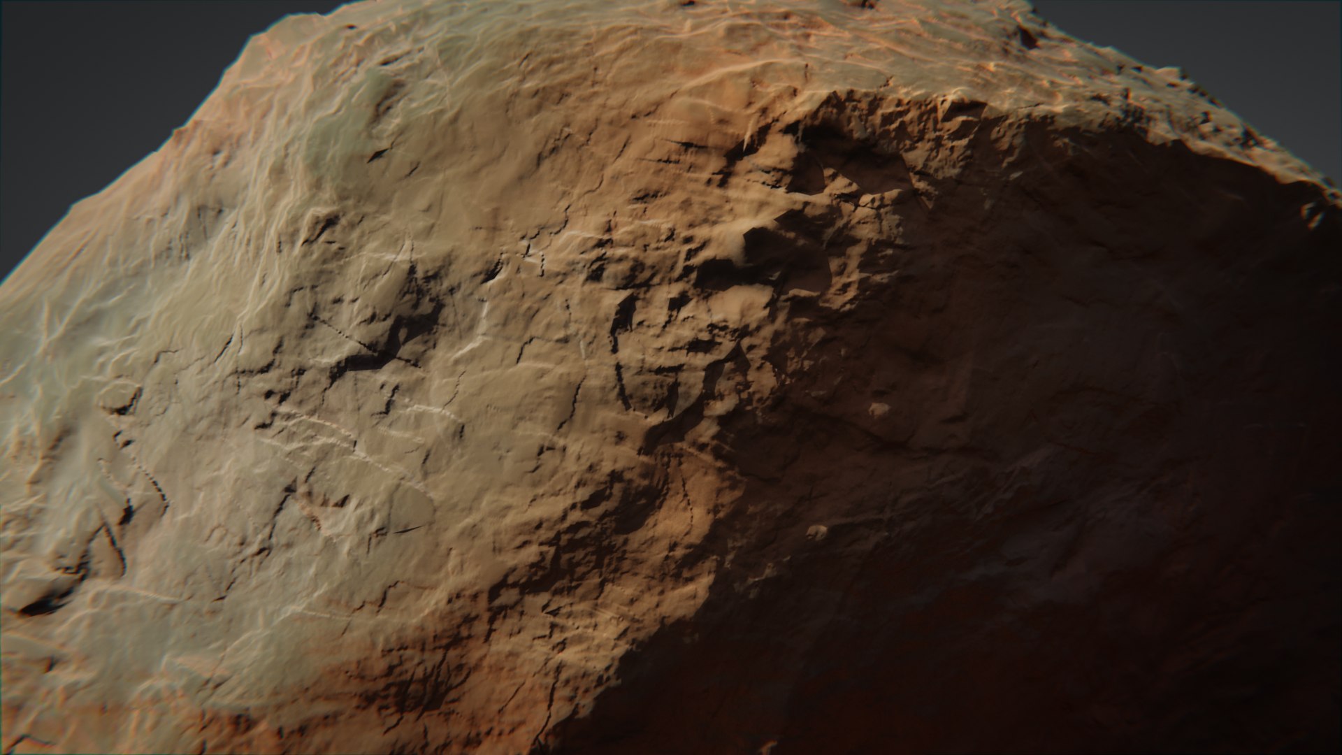 Martian Rock Large 3D - TurboSquid 1704594