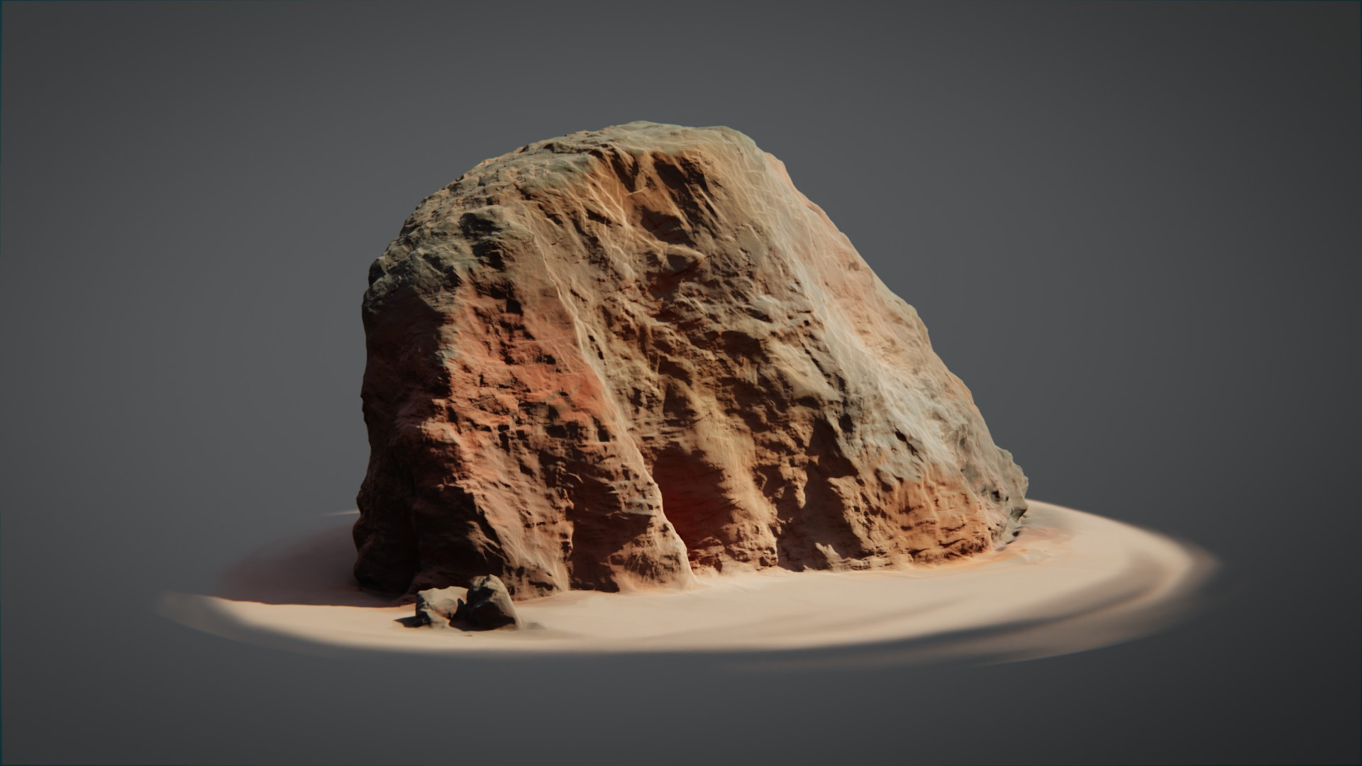 Martian rock large 3D - TurboSquid 1704594