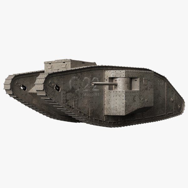 modelo 3d British Mark 1 Tank WW1 Modelo en 3D - TurboSquid 1398768