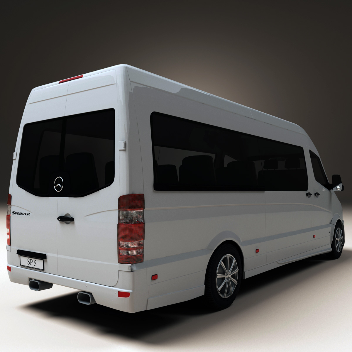 3d mercedes benz sprinter model