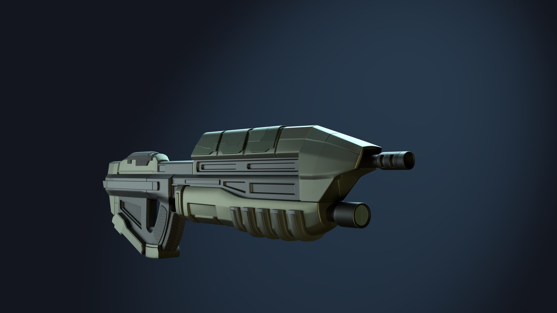 3D MA5B Assault Rifle - TurboSquid 1776320