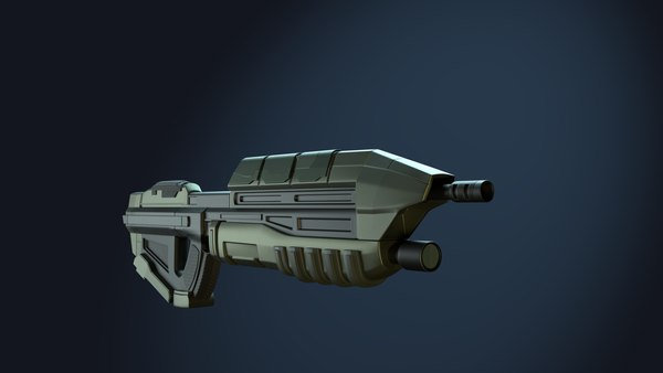 3D MA5B Assault rifle - TurboSquid 1776320