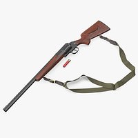 MTs-255 Revolver Shotgun Wood