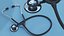 Dual-Head Medical Stethoscope Black