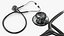Dual-Head Medical Stethoscope Black