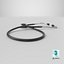 Dual-Head Medical Stethoscope Black