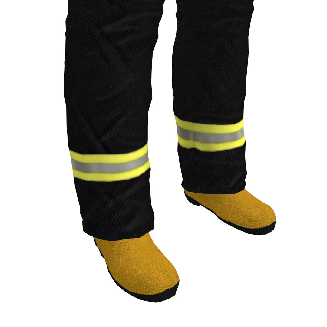 fireman ready 3d model