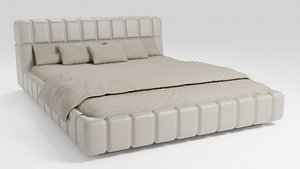 Modern design bed made of quality materials