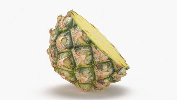 modelo 3d Piña Cortada por la Mitad 1 - TurboSquid 2098458