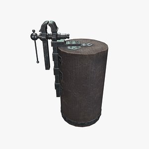 Medieval Leg Vice 3D model