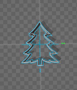 3ds cookie cutter christmas tree