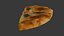 Digitalização 3D realista de pizza fatiada