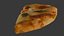 Digitalização 3D realista de pizza fatiada
