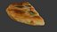 Digitalização 3D realista de pizza fatiada