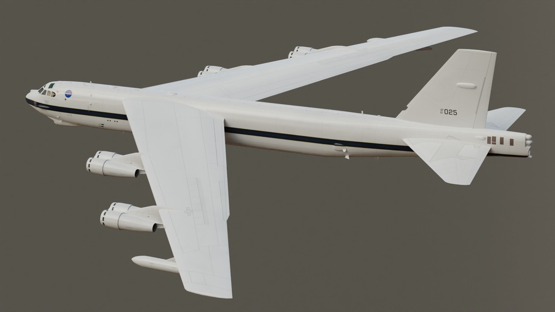 3D NASA B52H SC https://p.turbosquid.com/ts-thumb/FS/ZinebW/Zf/b52nascpr19/jpg/1731760089/1920x1080/fit_q87/d6e90e64b30bc8ef92882b9557a5c151863b83ff/b52nascpr19.jpg
