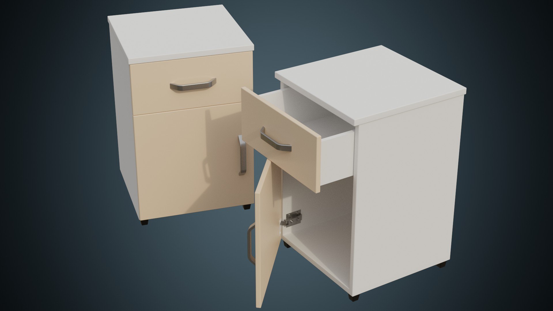 3D Bedside Table 1 Basic - TurboSquid 2123088