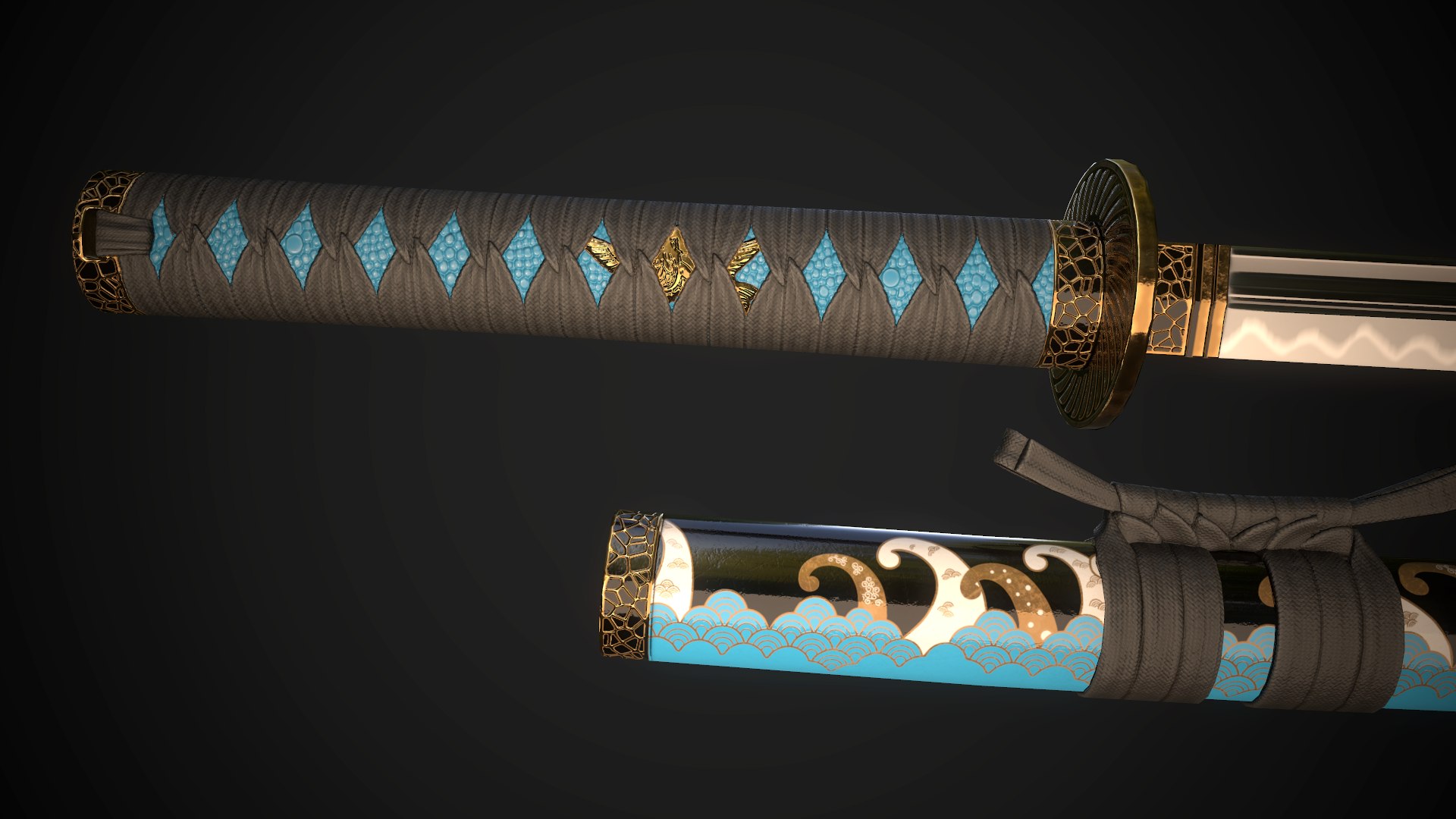 pbr unity wakizashi 3D model https://p.turbosquid.com/ts-thumb/FS/cirX5U/gbutrOOy/screenshot033/png/1563890246/1920x1080/fit_q87/8a9730f9dba7a90dc49c99a9990f46c33e2ff038/screenshot033.jpg