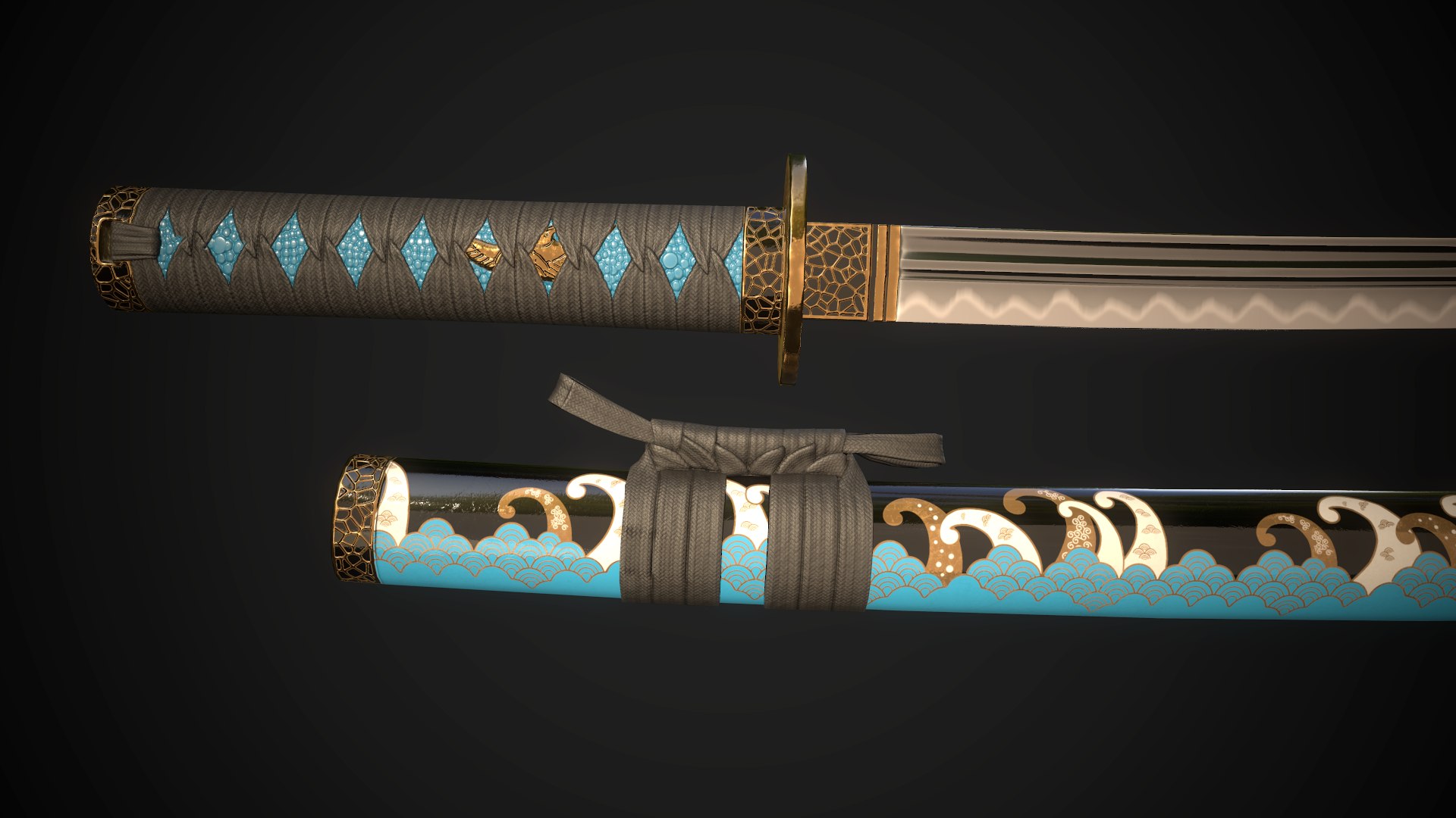 pbr unity wakizashi 3D model https://p.turbosquid.com/ts-thumb/FS/cirX5U/vH3XV5A8/screenshot075/png/1563890347/1920x1080/fit_q87/6f0823625070c6d1ec4eac255882139f9c3cd4b4/screenshot075.jpg
