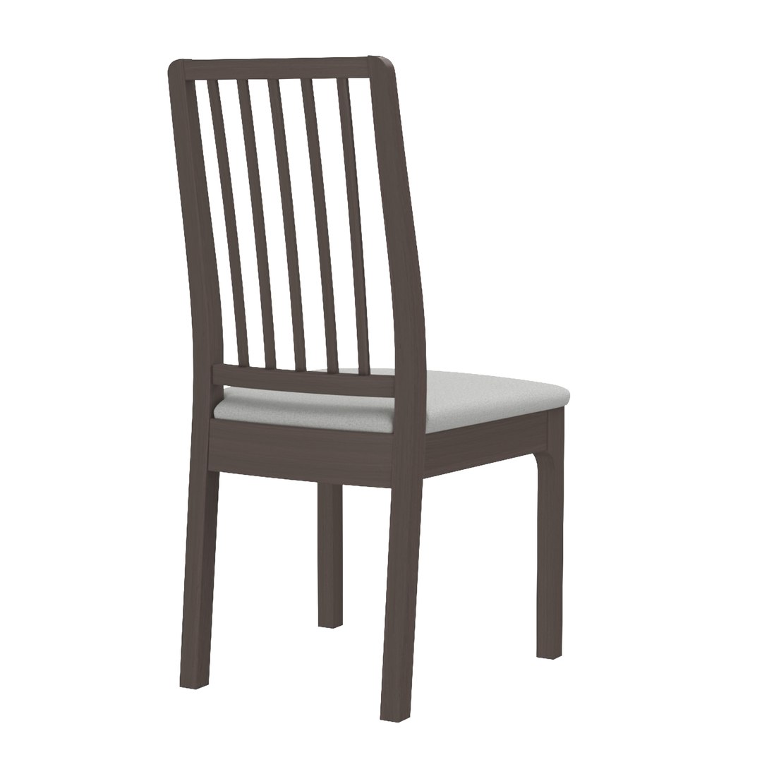 Ekedalen Chair Dark Brown Model - TurboSquid 2060207