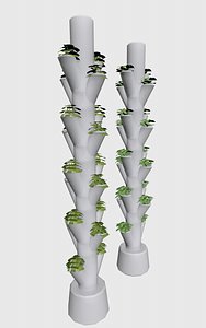 vertical planting 3d model
