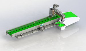 3D adjustable distance conveyor loading