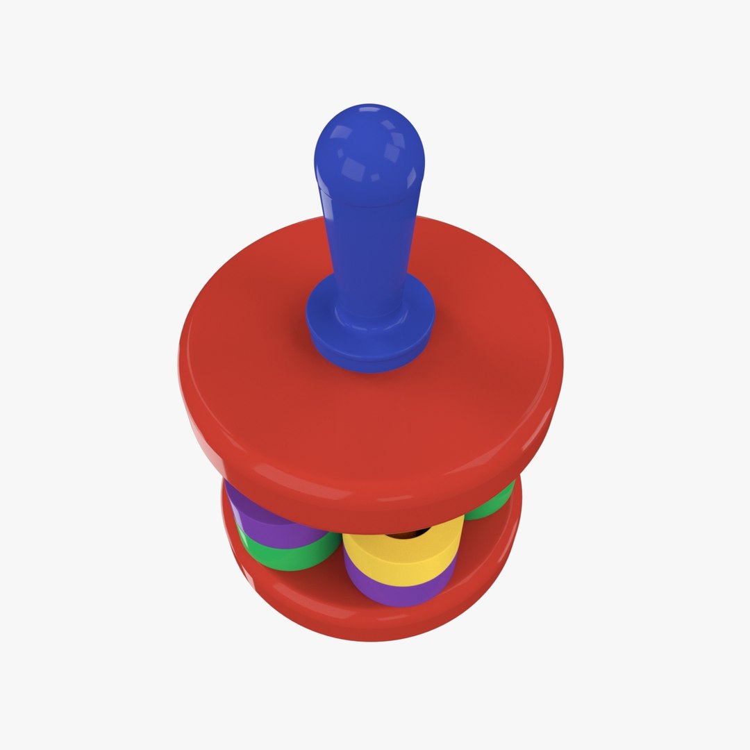 rattle toy 3d model