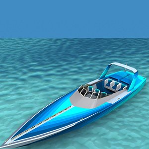 Phazer 38 Cigarette Boat V05 model