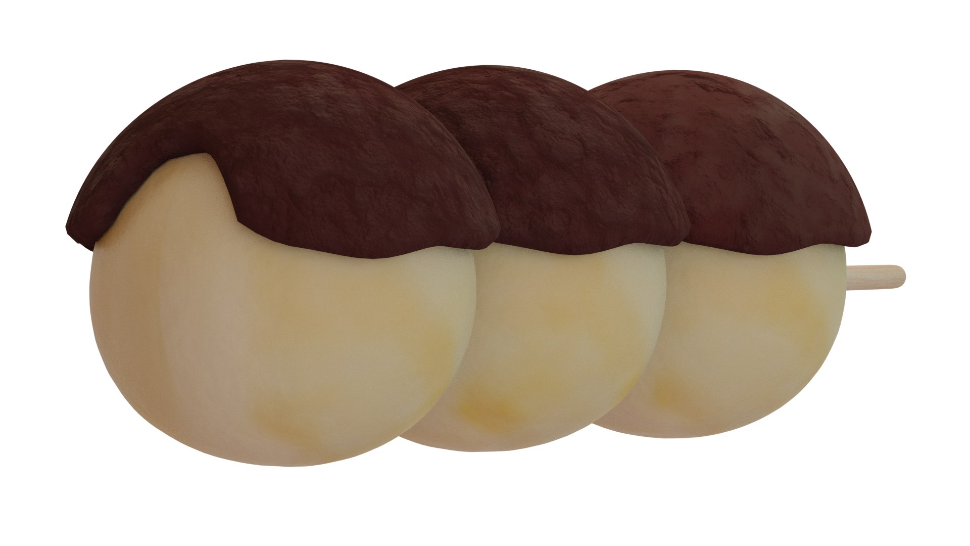 Dango Red Beans Anko 3D model - TurboSquid 1824198