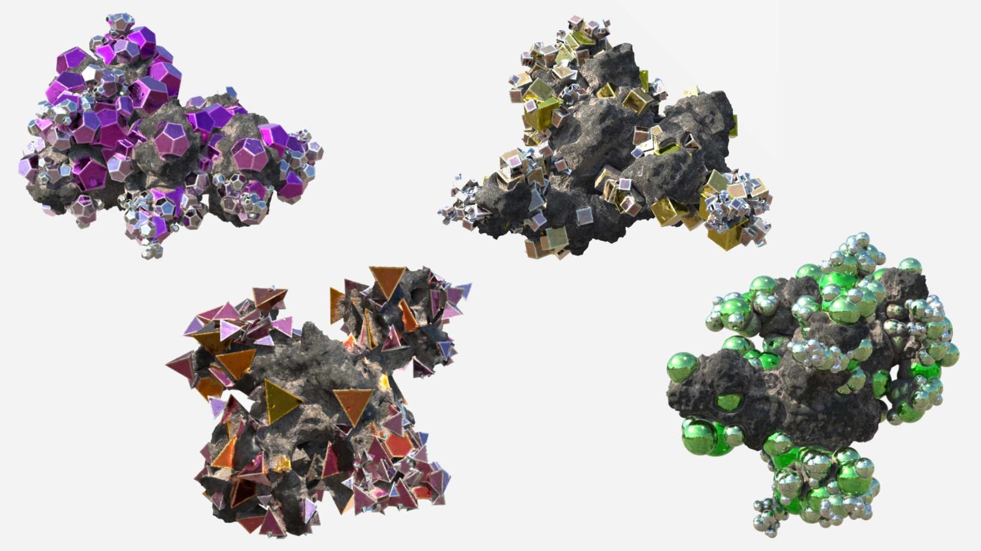 3D Model Crystal Hue Collection - TurboSquid 1849747