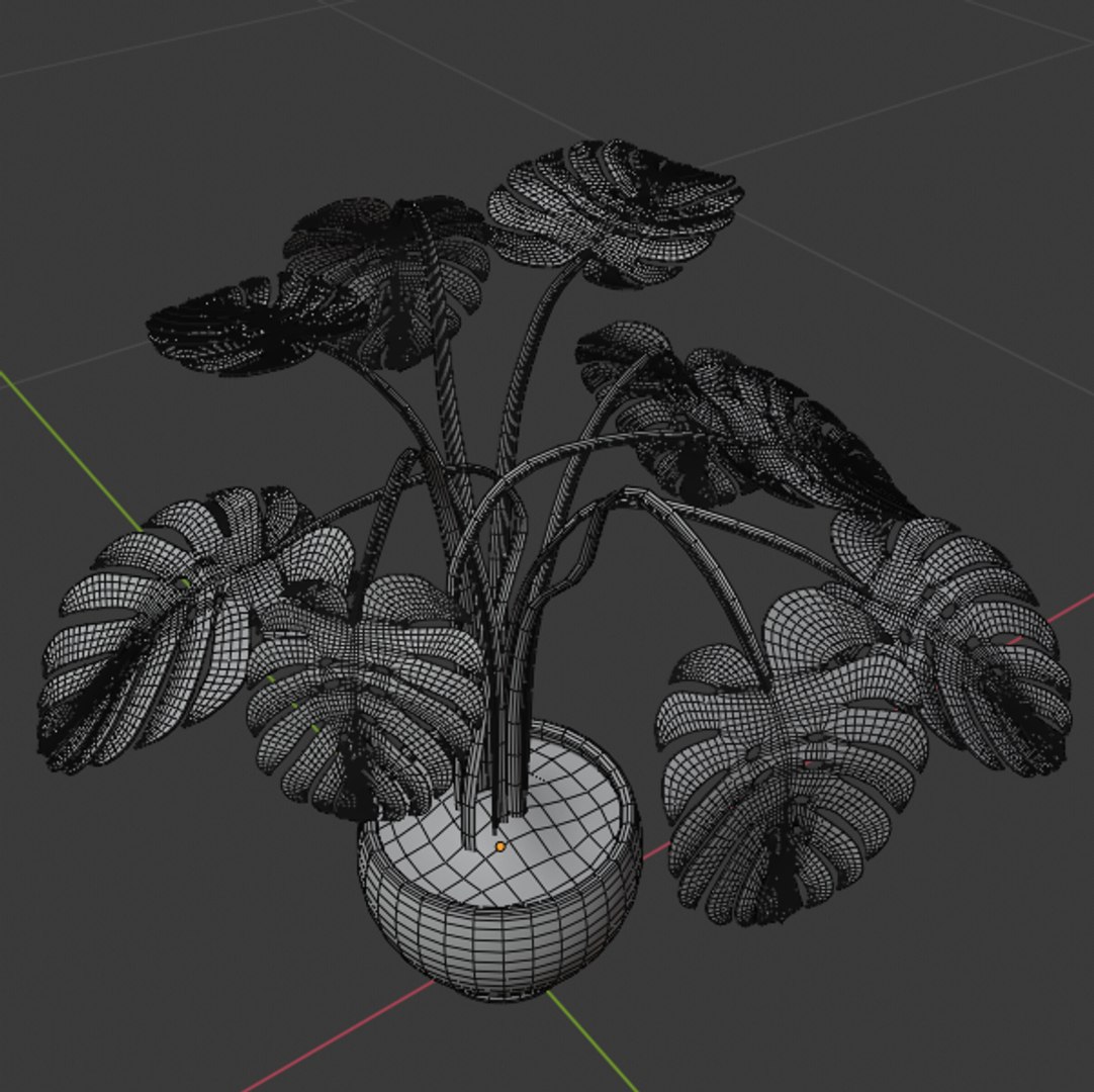 3D model monstera plant pot https://p.turbosquid.com/ts-thumb/FS/pMI14O/stYP5zaJ/mesh3/png/1588850663/1920x1080/fit_q87/27fd8c221e2c0909bf7ef540e2bb2a516e151430/mesh3.jpg