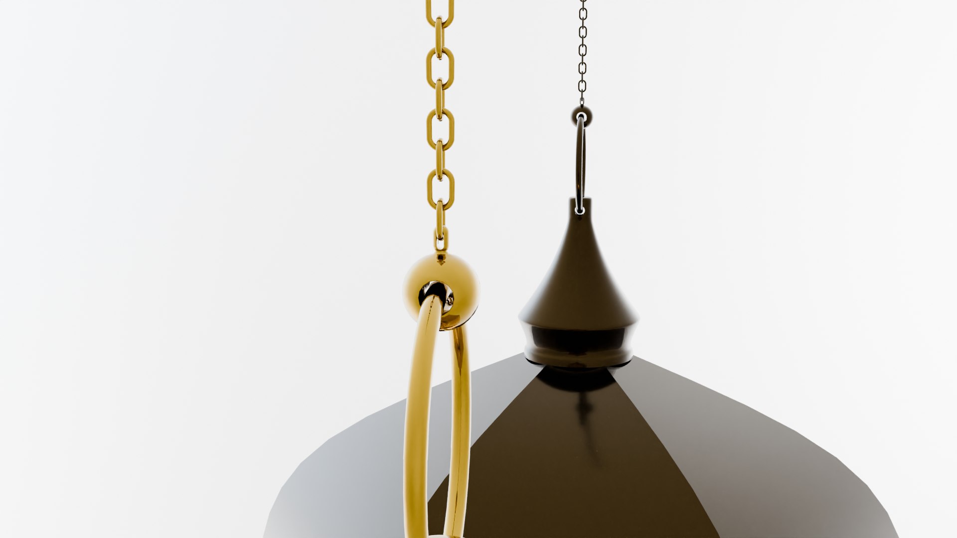 3D Elegant Ramadan Eid Lantern Set Black And Gold Low-poly 3D Model ...