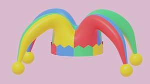 Cartoon Jester Hat
