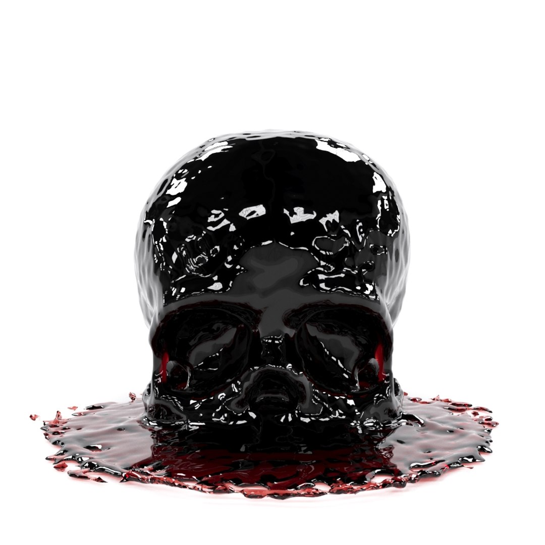 3D model melted skull https://p.turbosquid.com/ts-thumb/FT/3fGgD5/H48MwQY6/8/jpg/1528843279/1920x1080/fit_q87/f315af95d8982260dfa4991f706f3ecf3875bc1e/8.jpg