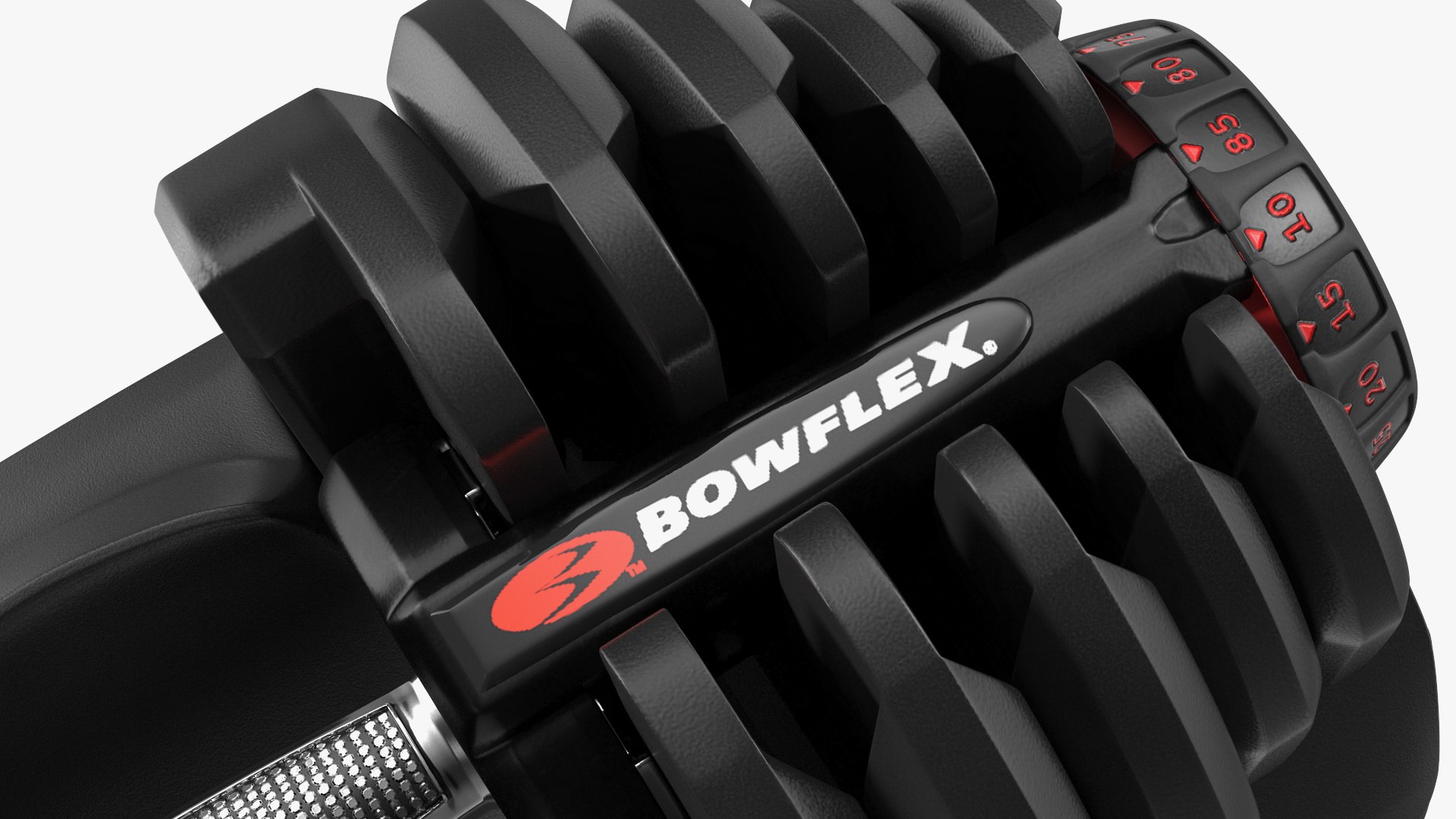 Bowflex Selecttech 1090 Adjustable Dumbbell With Holder 3D Model ...