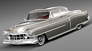3d classic antique luxury coupe model