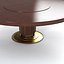 Baker Bill Sofield Sutton Round Dining Table With Lazy Suzan