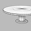 Baker Bill Sofield Sutton Round Dining Table With Lazy Suzan
