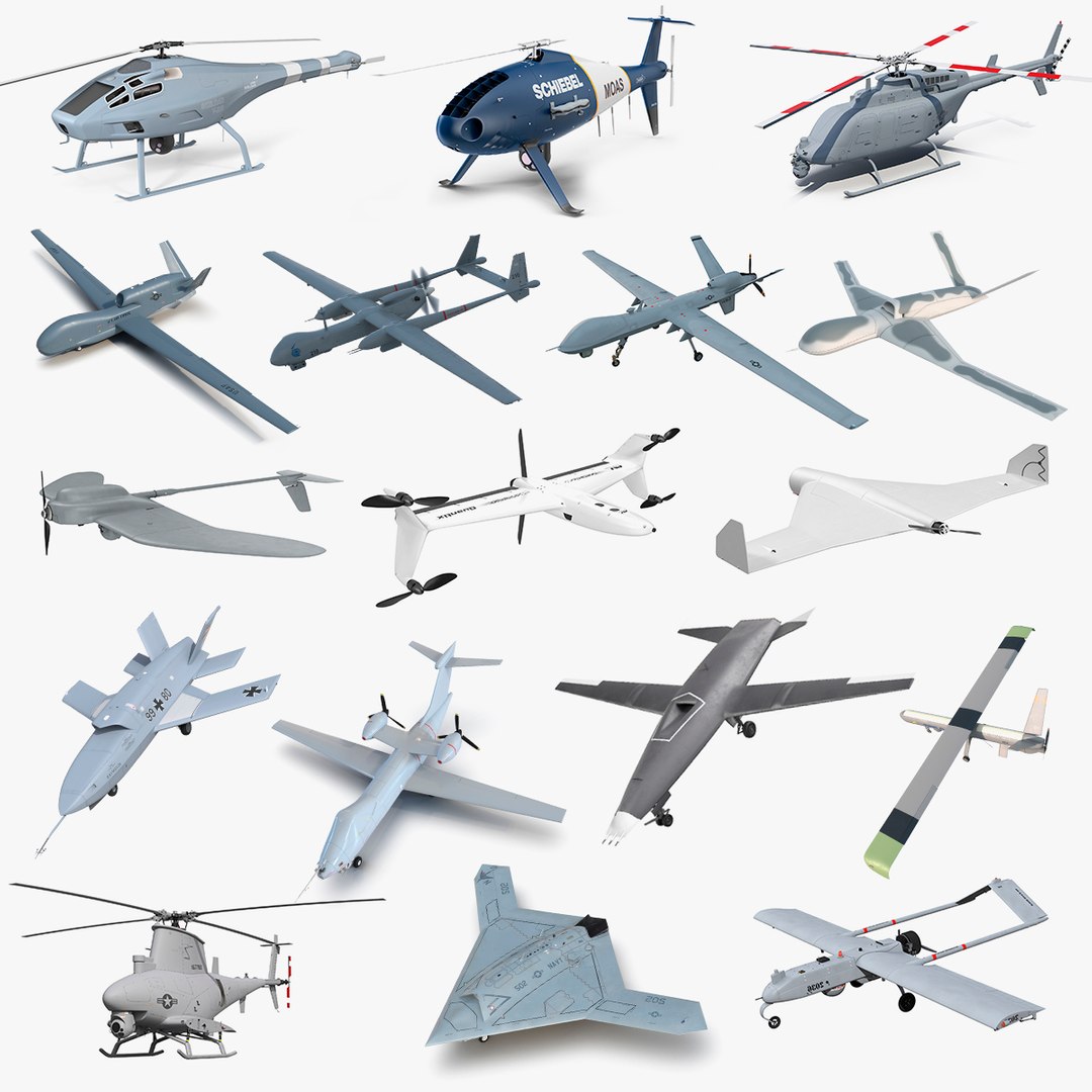 UAV Collection 12 3D model preview