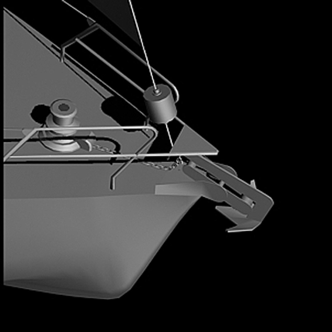 3d sailboat yatch model